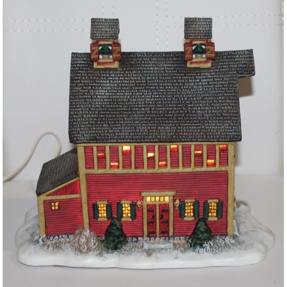 Christmas Tea Shoppe #20010401 Old Red Mill 1996 Lang & Wise 1st Ed Linda Stocks